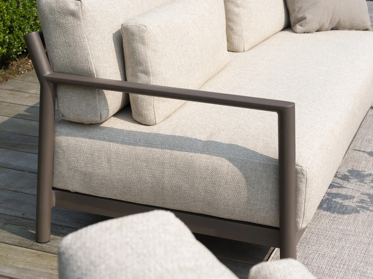 CAPRESI Lounge set 3-zits bank met2 fauteuils - terre