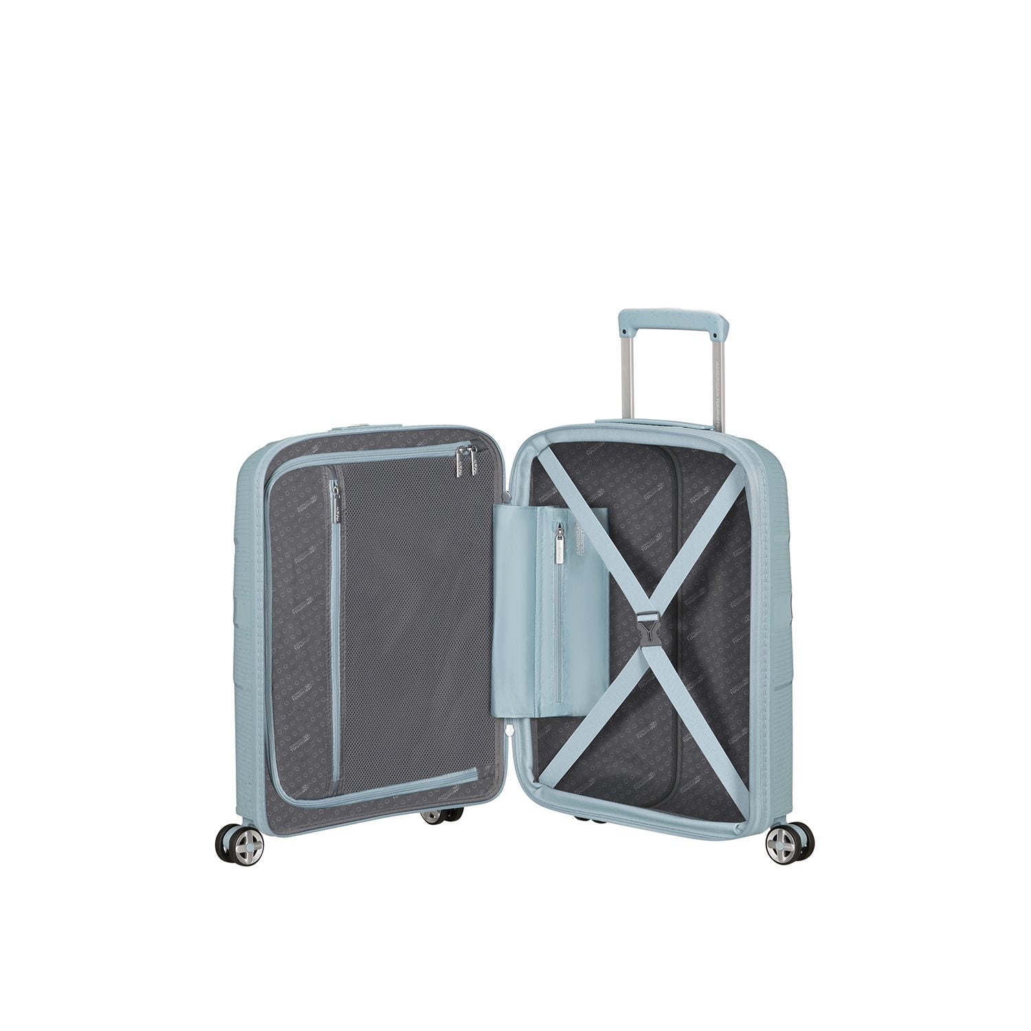 American Tourister STARVIBE spinner 55/20 exp tsa ltd azzurro speckles