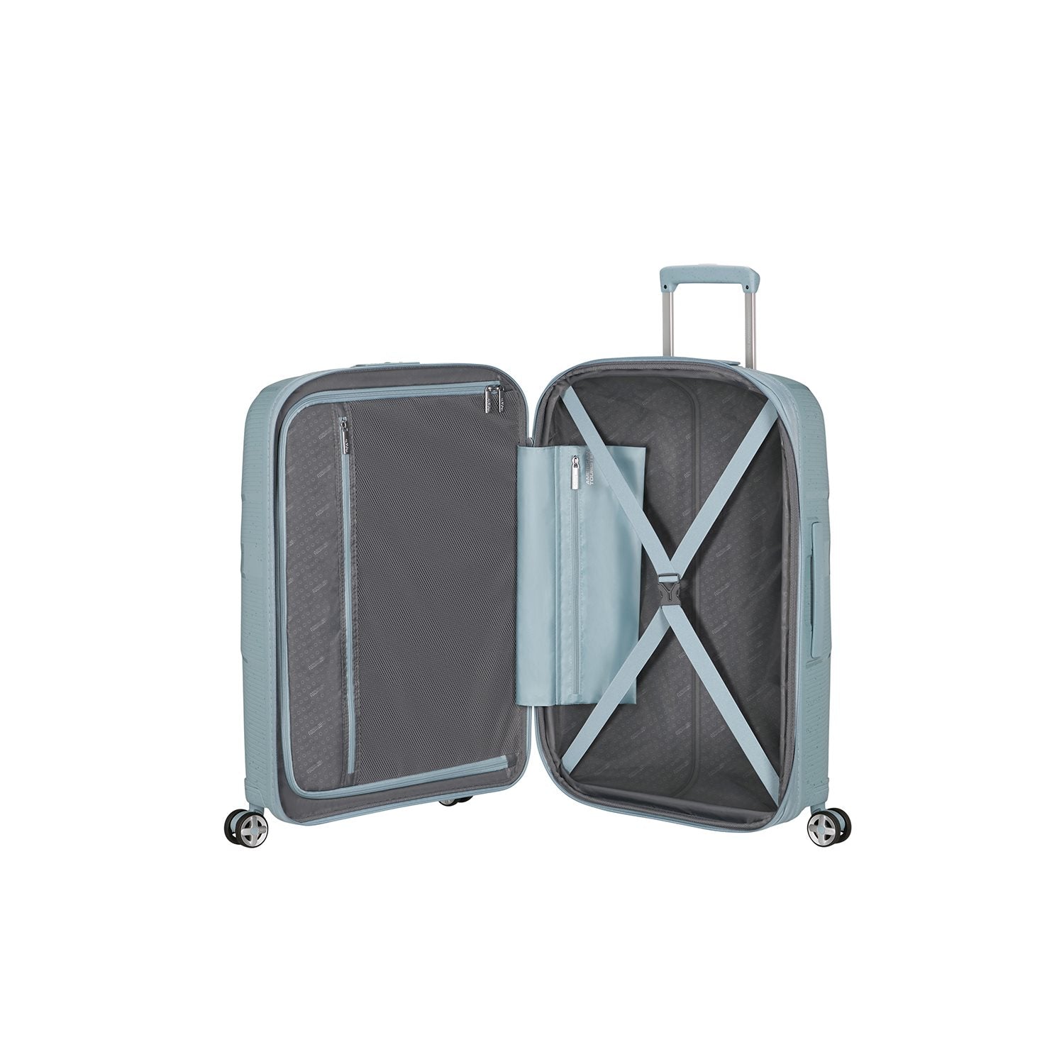American Tourister STARVIBE spinner 67/24 exp tsa ltd azzurro speckles