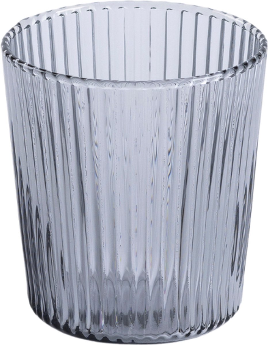 PAVEAU Ribbed elegance glas - Twilight