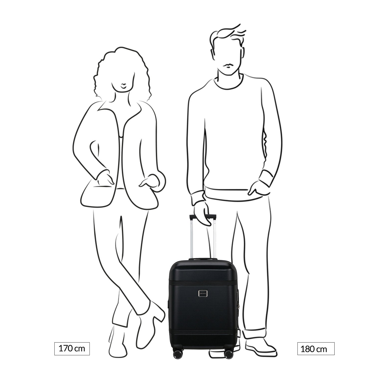 SAMSONITE Image spinner 55/20 exp ivoor