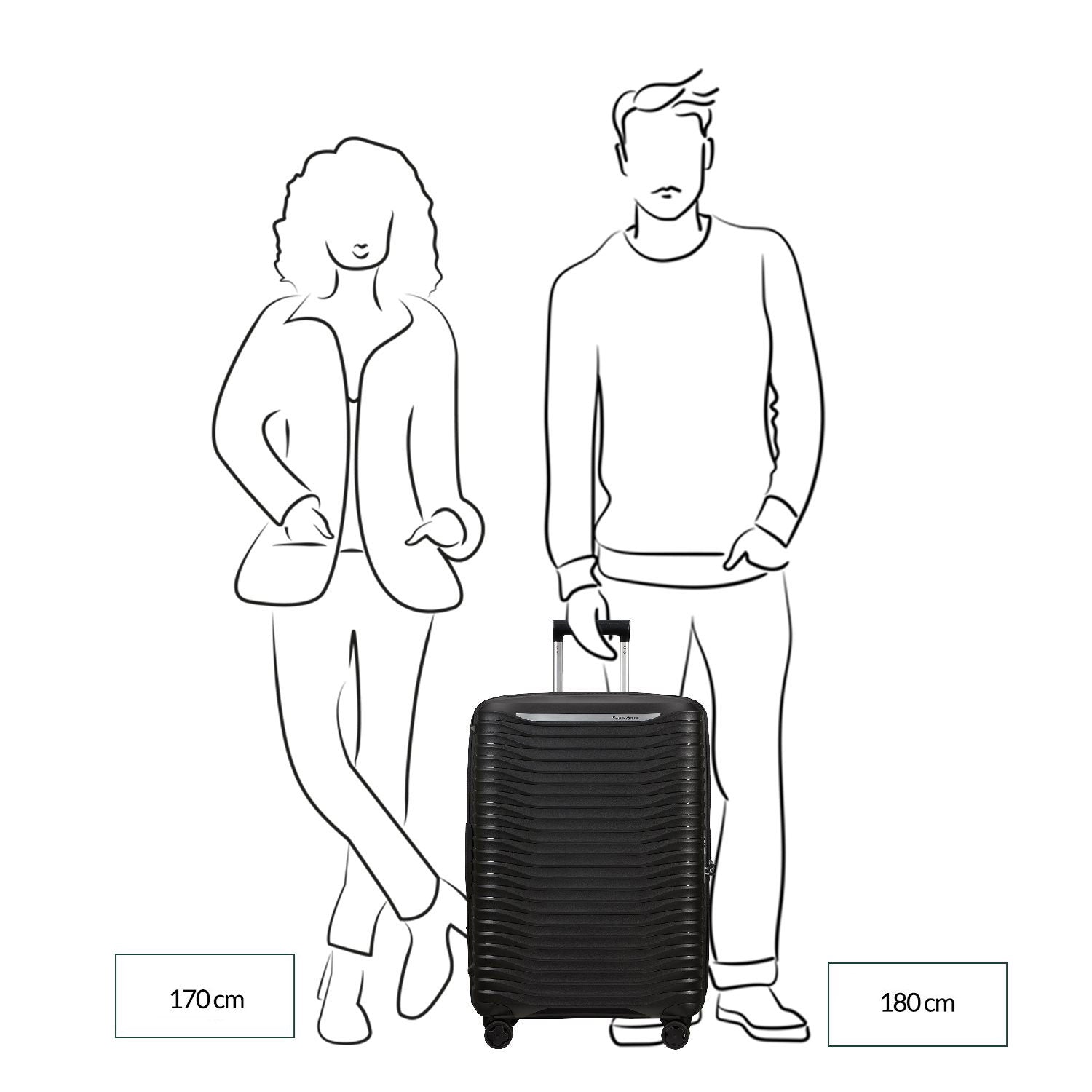 SAMSONITE Upscape spinner 68/25 exp lime