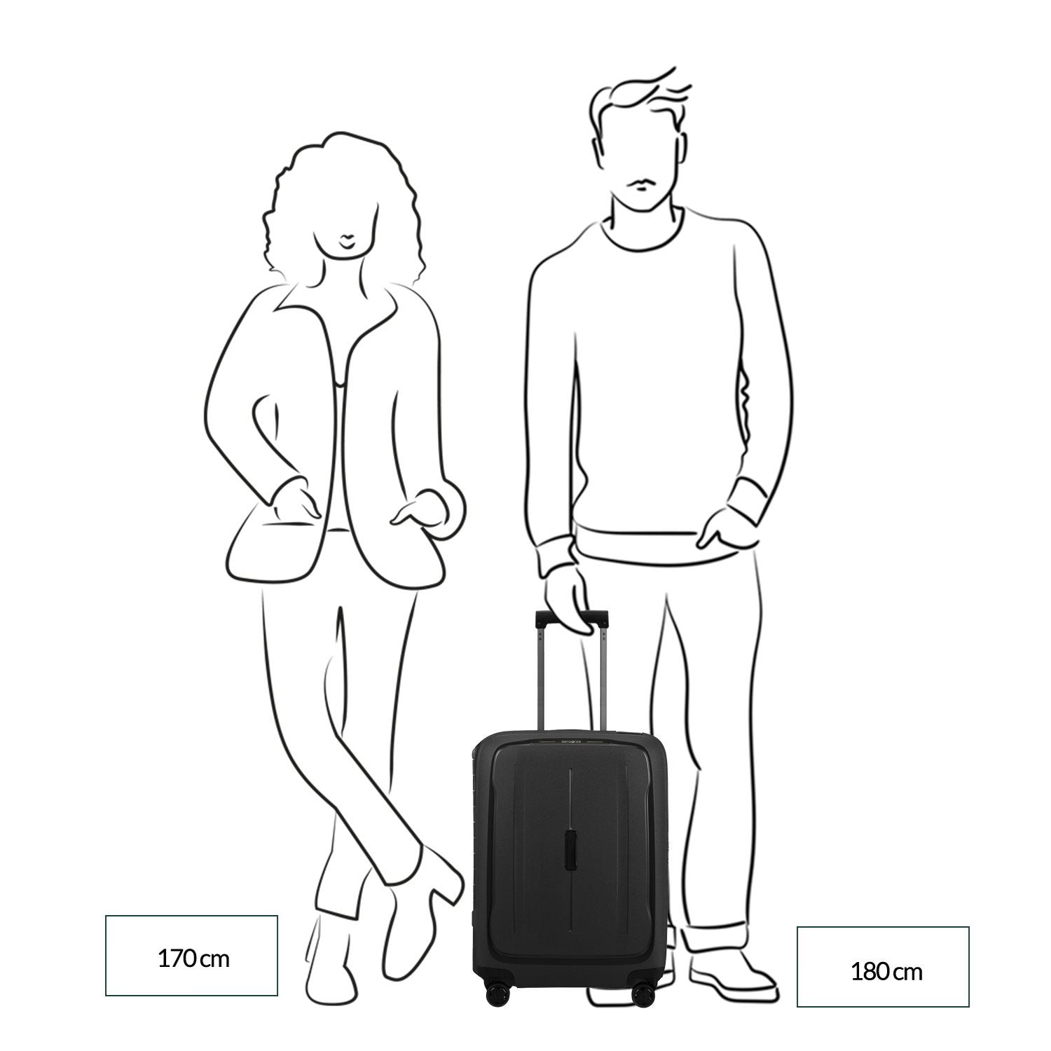 SAMSONITE Essens spinner 55/20 lime