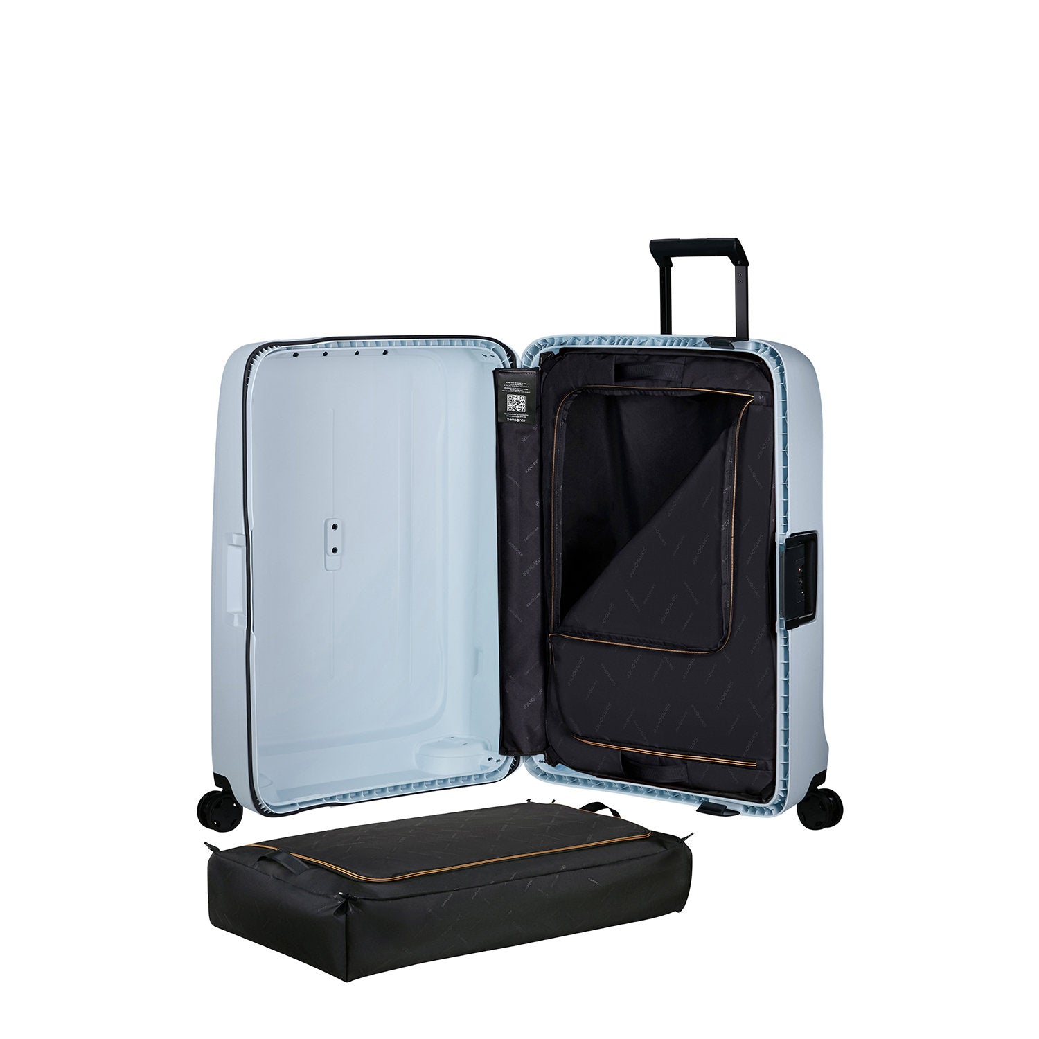 SAMSONITE Essens spinner reiskoffer - 75x28cm 4wielen - glacier