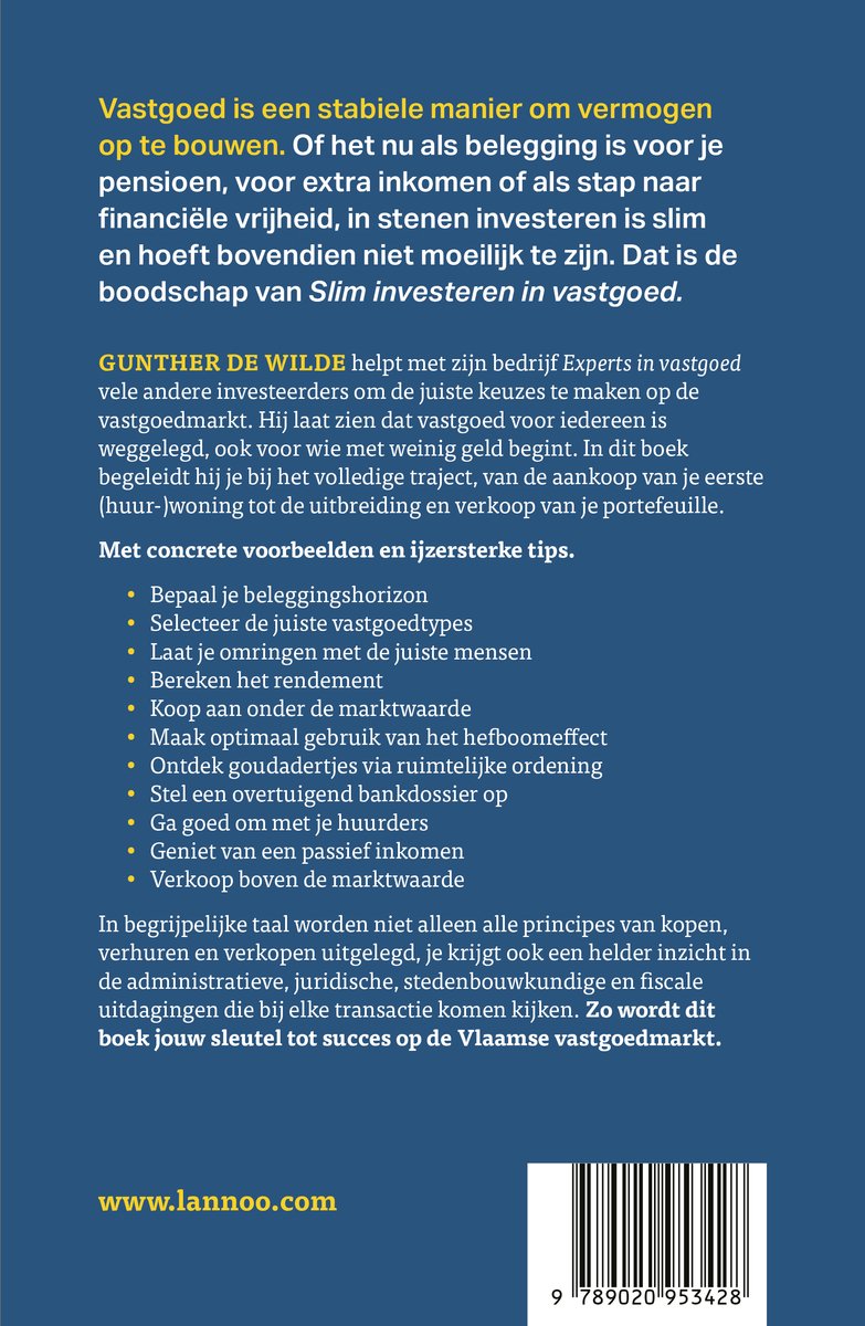 Slim investeren in vastgoed - Gunther De Wilde