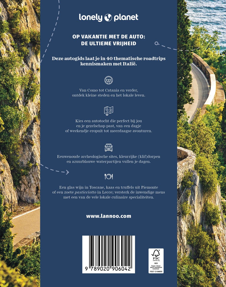 Lonely Planet autogids - Italië