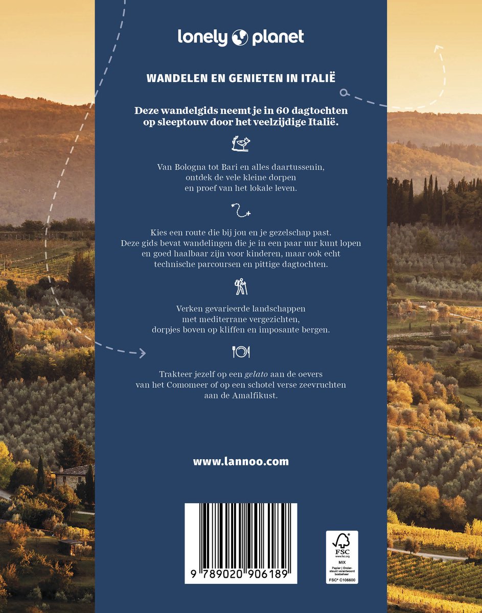 Lonely Planet wandelgids - Italië