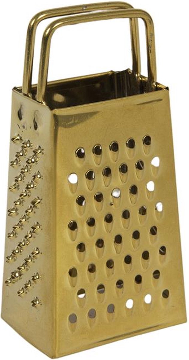Mini rasp rvs 8cm - goud