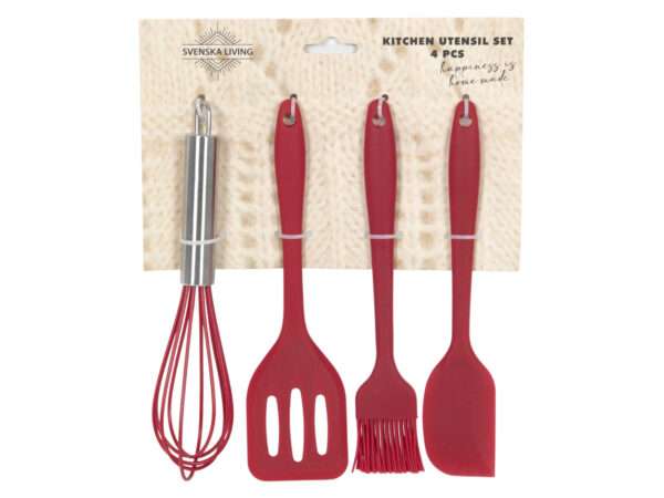 Keukenset mini rood 21cm 2 assorti