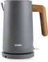 DOMO Waterkoker Wood You - matgrijs