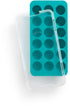 LEKUE IJsblokjesvorm met deksel rond turquoise