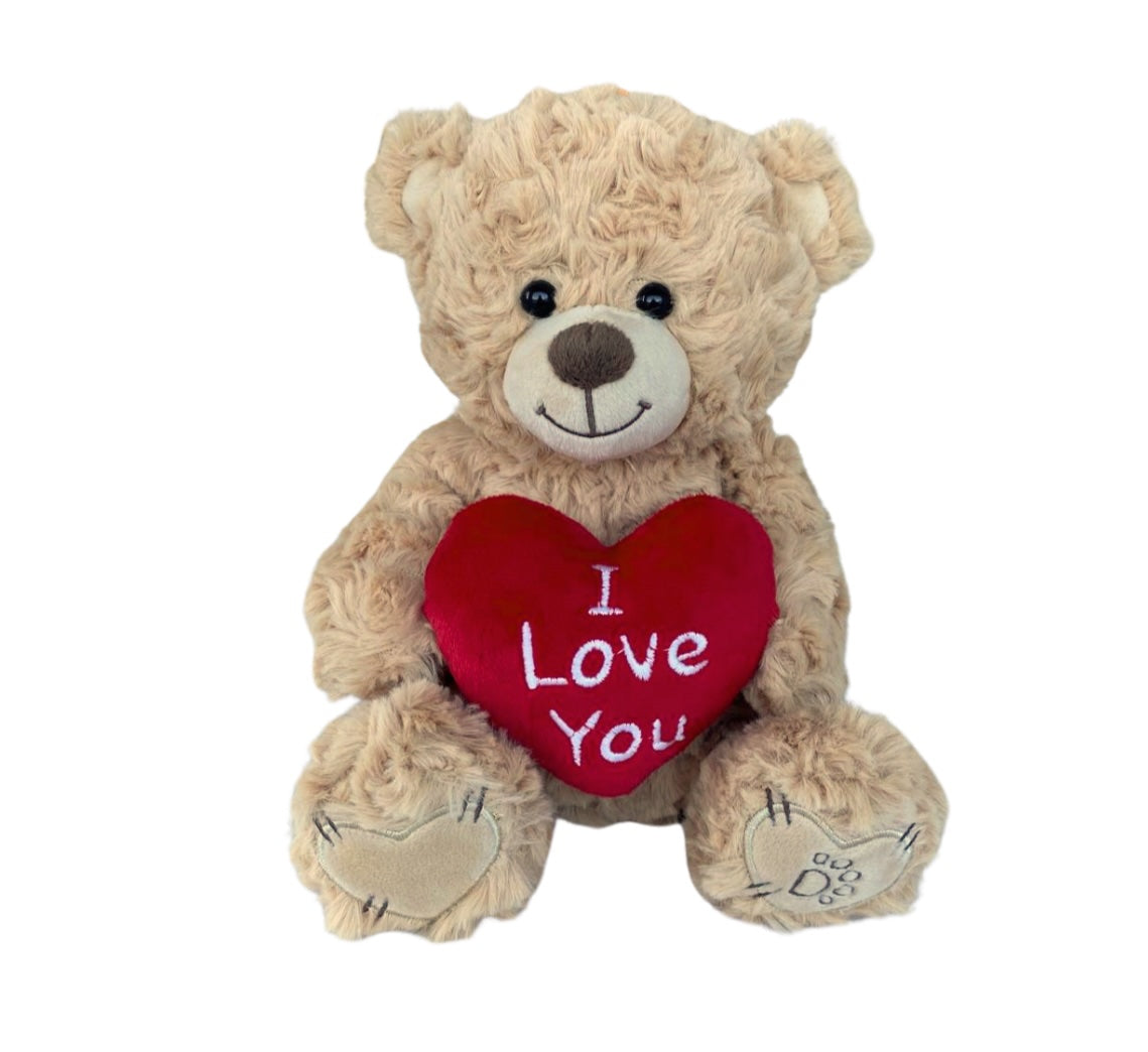 DOTTI Beer 20cm met hart - I love you