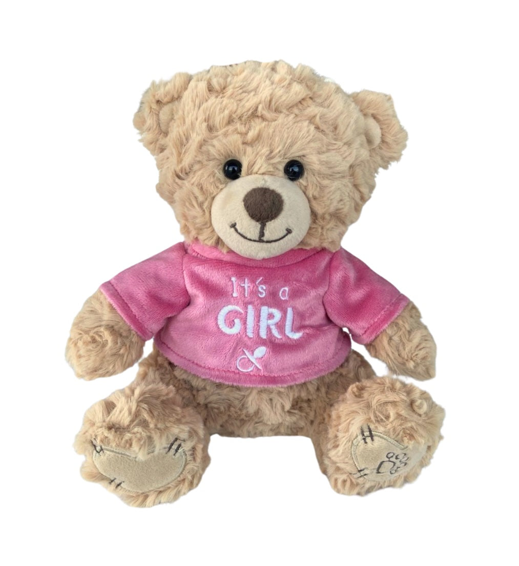 DOTTI Beer 20cm met t-shirt - It's a girl