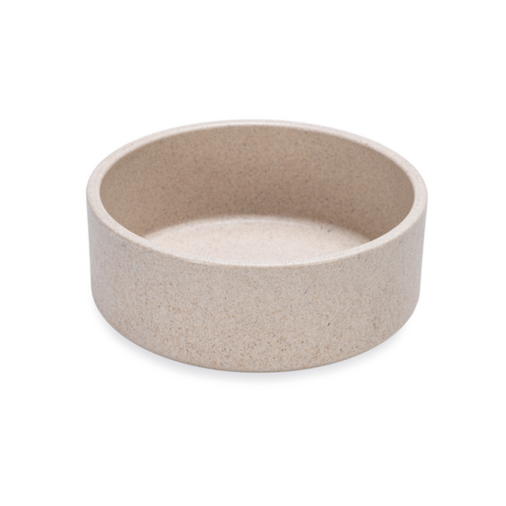 Designed by Lotte Hondenvoerbak NOOR beige - 12cm Bamboo