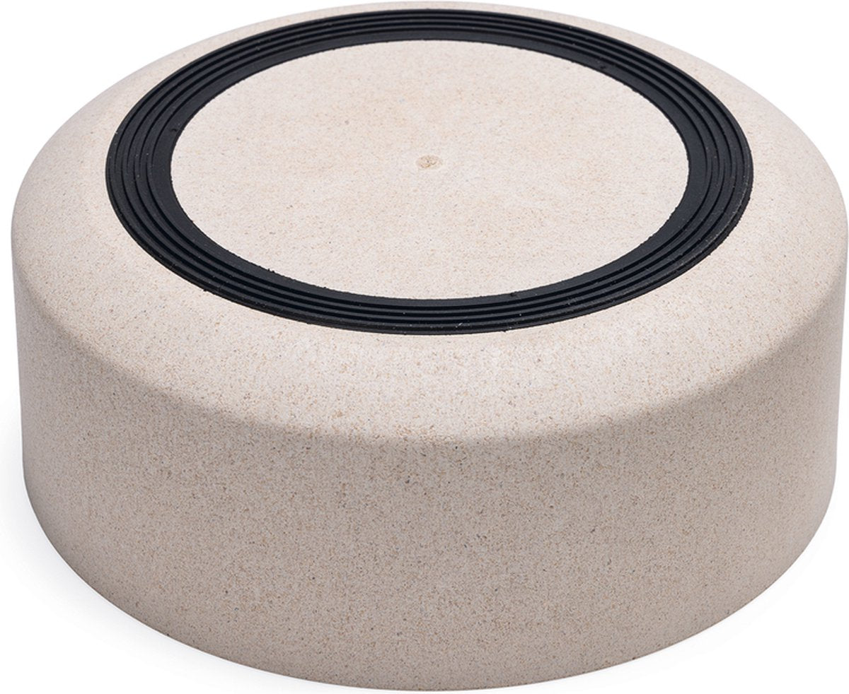 Designed by Lotte Hondenvoerbak NOOR beige - 21cm Bamboo