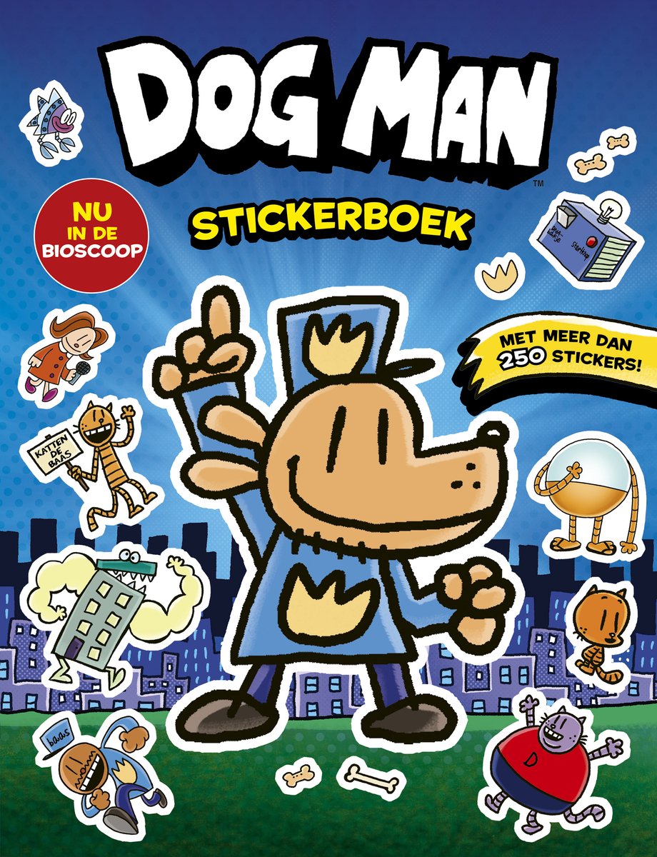 Dog Man - Stickerboek