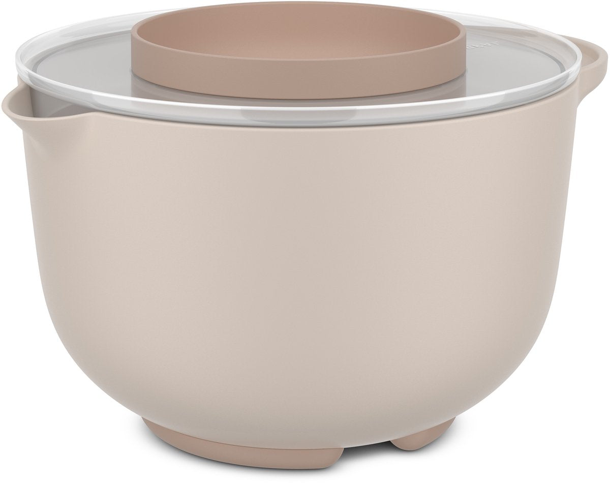 MEPAL beslagkom chef it 3000 ml met spatdeksel - chalk