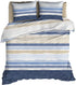 ROMANETTE Dekbedovertrek - 200x200cm - Donnie coastal blue