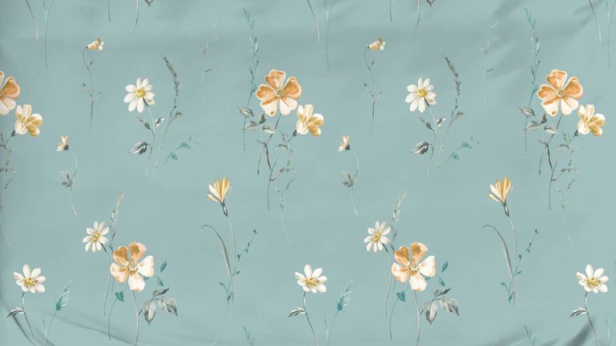 SATIN D'OR Dekbedovertrek - 240x200cm - Zabina aqua blue satijn