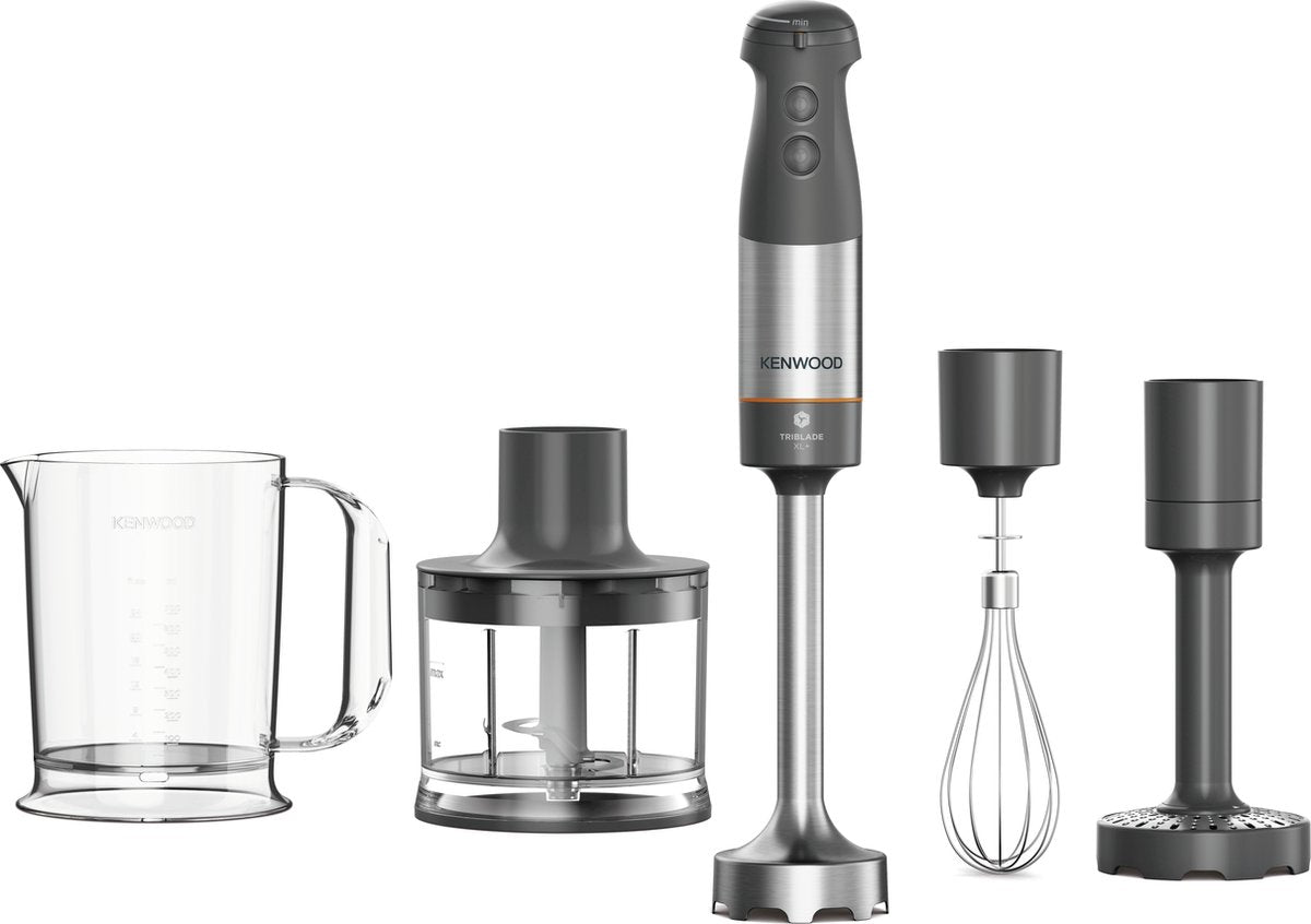 KENWOOD Staafmixer triblade XL - zwart/ rvs