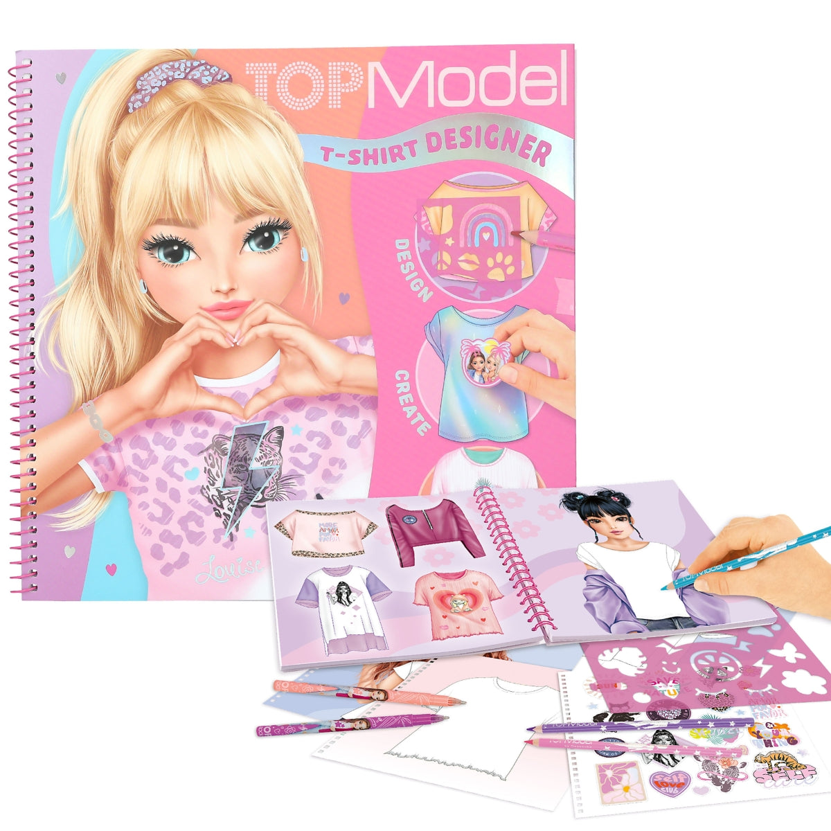 TOPMODEL - T-shirt designer kleurboek