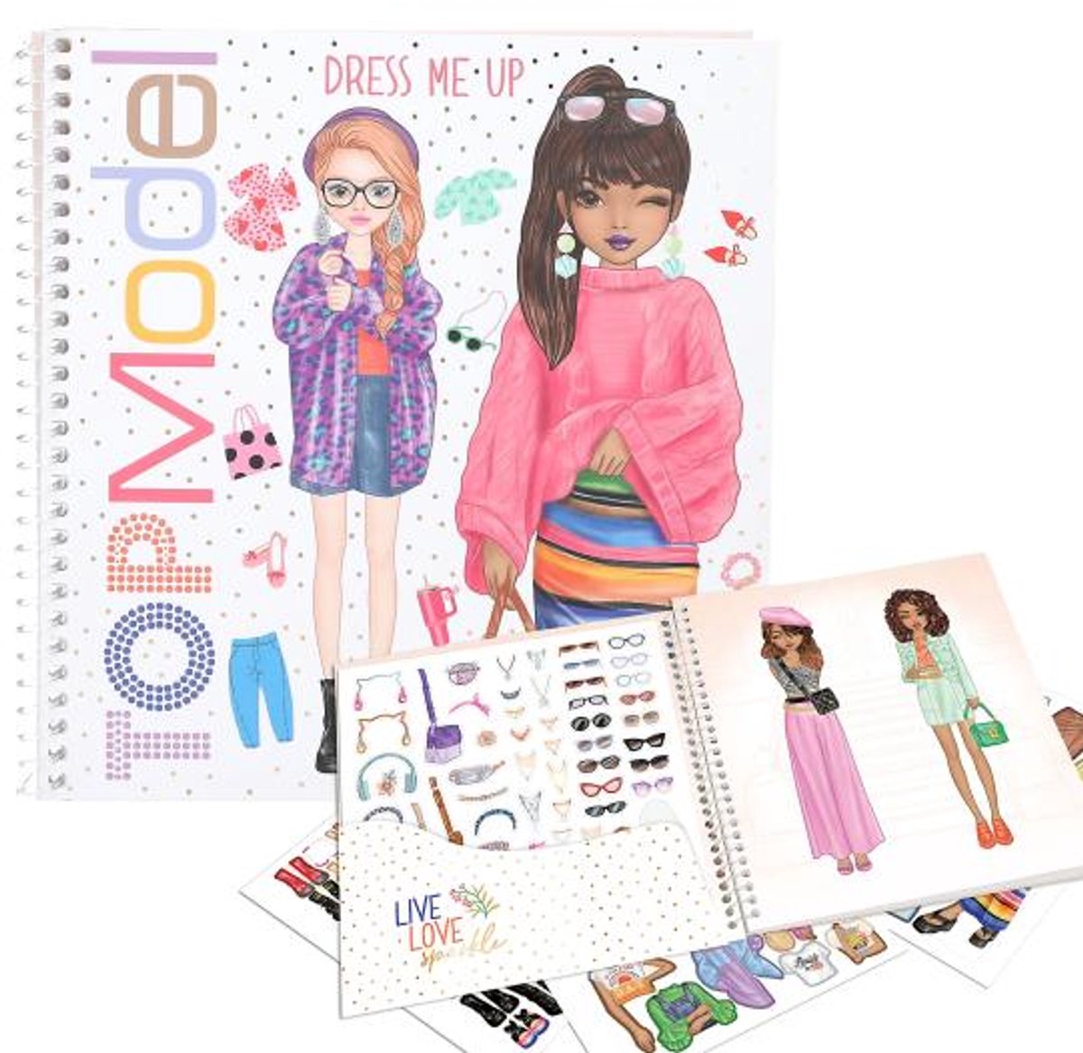 TOPMODEL - Dress me up stickerboek