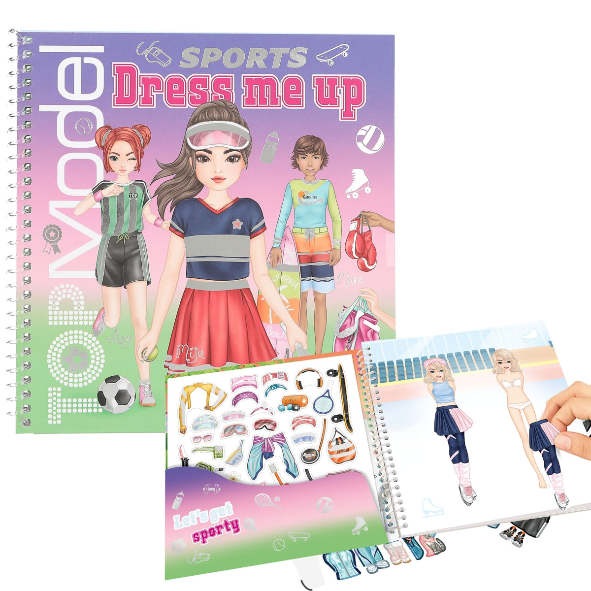 TOPMODEL - Dress me up stickerboek sport