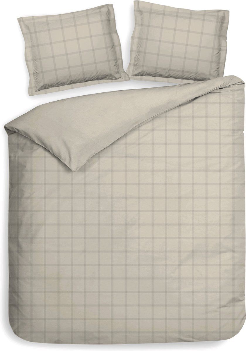 HECKETTLANE Diamante dekbedovertrek - 240x220cm - mojave sand