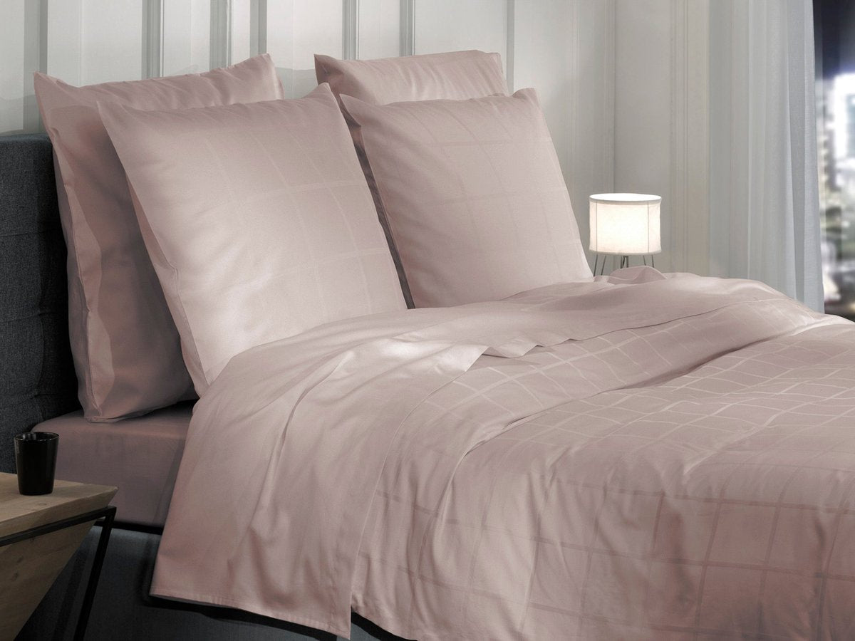 HECKETTLANE Diamante dekbedovertrek - 260x220cm - rose tan