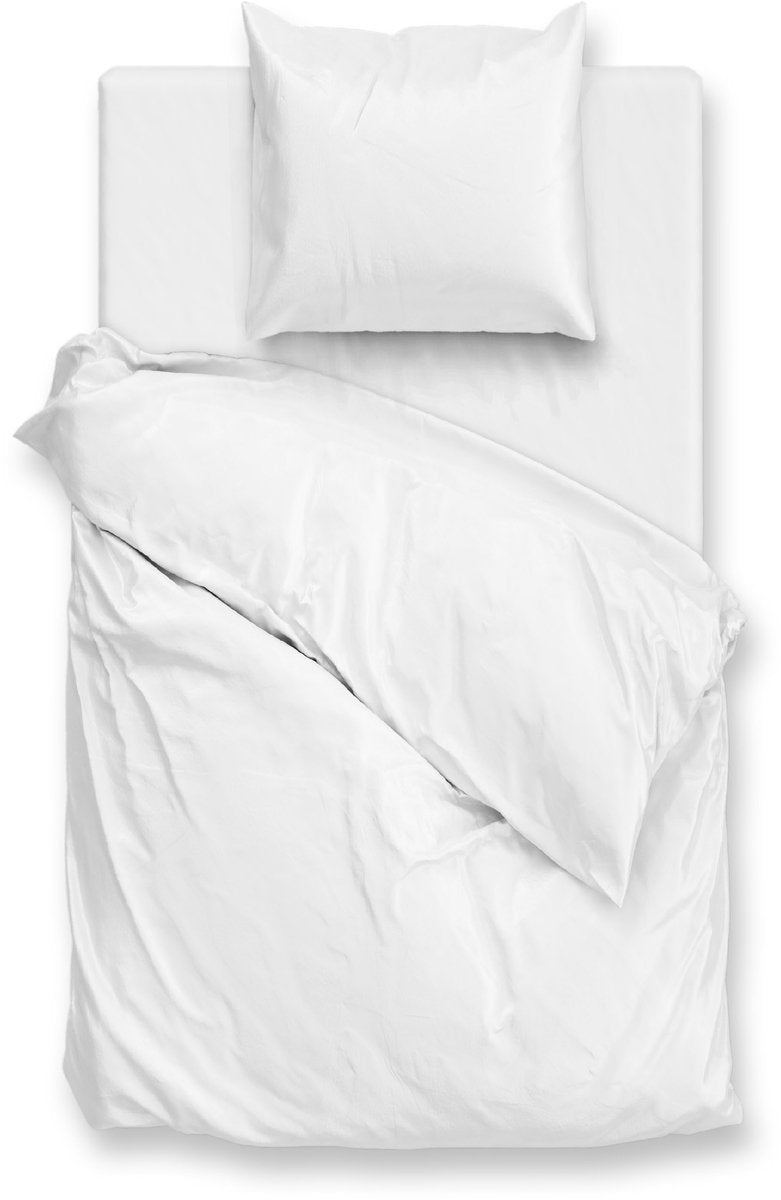 ZOHOME Percalle dekbedovertrek - 140x220cm - crystal white