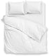ZOHOME Percalle dekbedovertrek - 240x220cm - crystal white