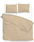 ZOHOME Lino dekbedovertrek - 240x220cm - tan brown