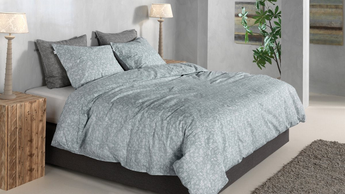 ZOHOME Petali di Lino dekbedovertrek - 200x220cm - denim