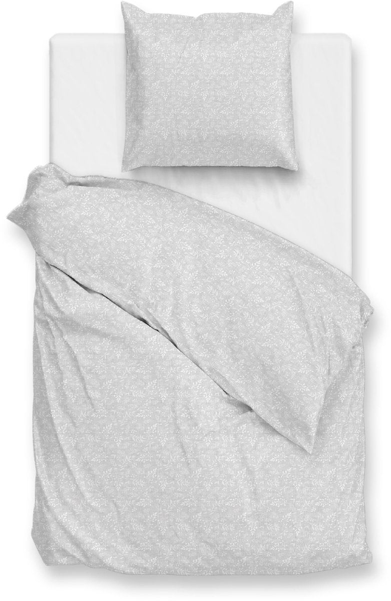 ZOHOME Petali di Lino dekbedovertrek - 140x220cm - dove grey