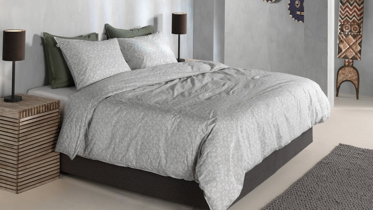 ZOHOME Petali di Lino dekbedovertrek - 240x220cm - dove grey