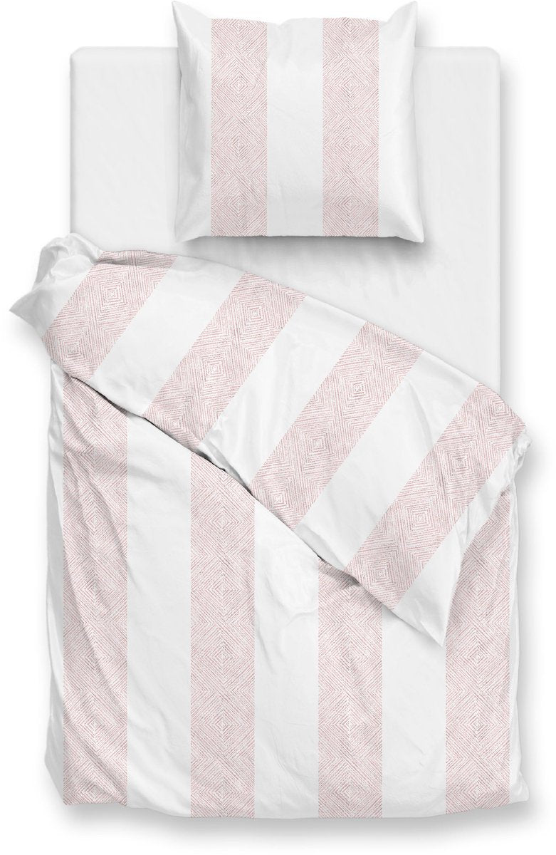 ZOHOME Tratti di Satinado dekbedovertrek - 140x220cm - shady pink
