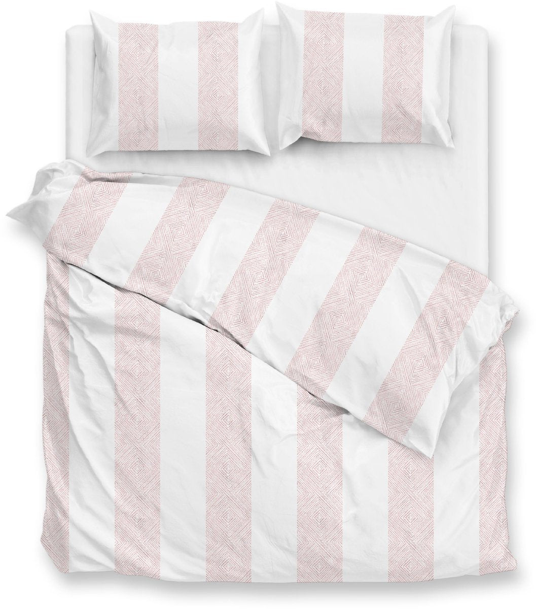ZOHOME Tratti di Satinado dekbedovertrek - 200x220cm - shady pink