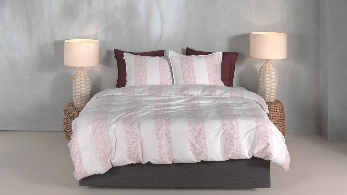ZOHOME Tratti di Satinado dekbedovertrek - 240x220cm - shady pink