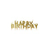 SCRAP COOKING Letterkaarsen - Happy Birthday - goud