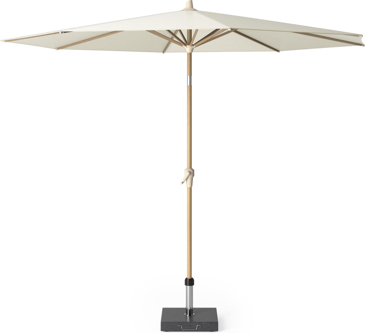 Platinum RIVA parasol 3m - teak look/ ecru