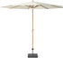 Platinum RIVA parasol 3m - teak look/ ecru