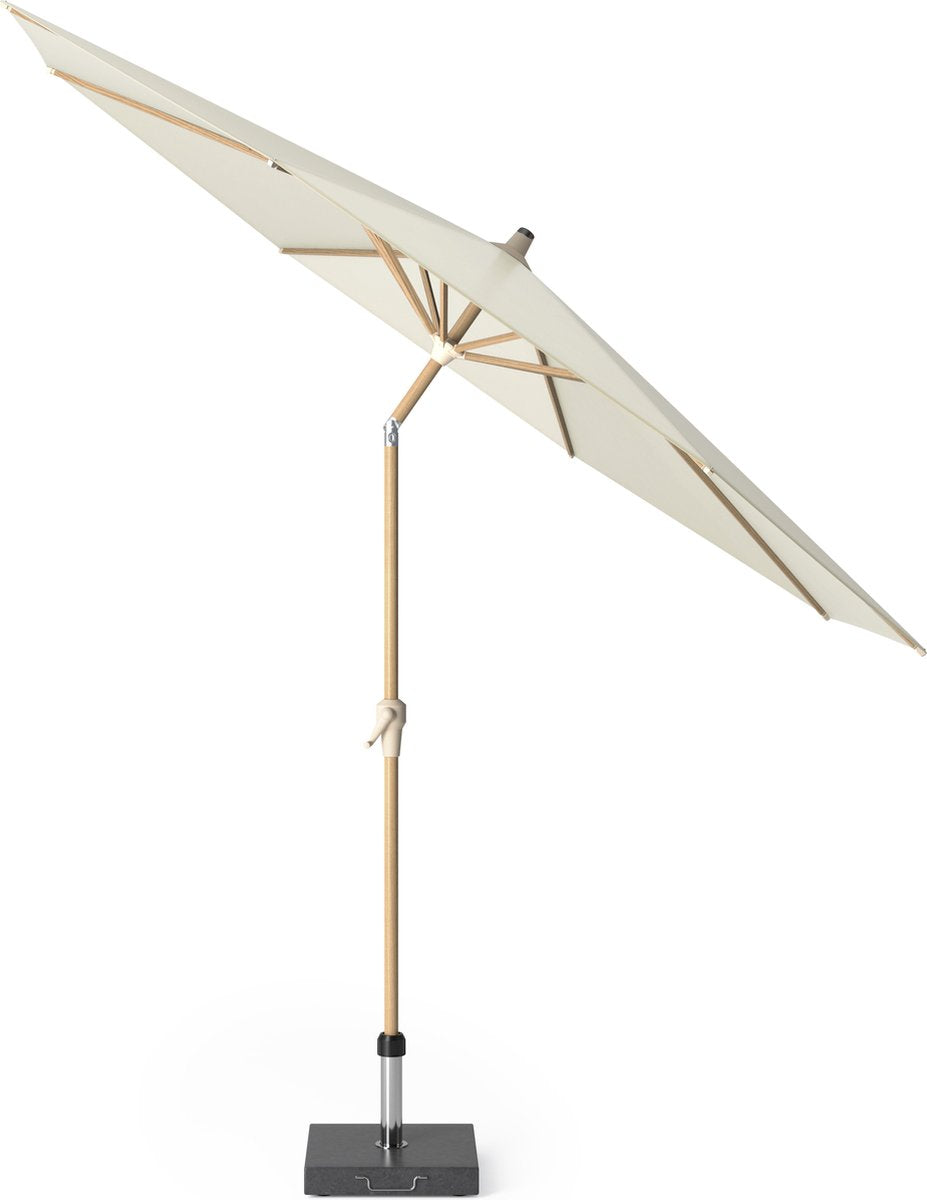 Platinum RIVA parasol 3m - teak look/ ecru