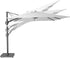 Platinum CHALLENGER T2 premium parasol - 300x300cm - teak look/ faded black