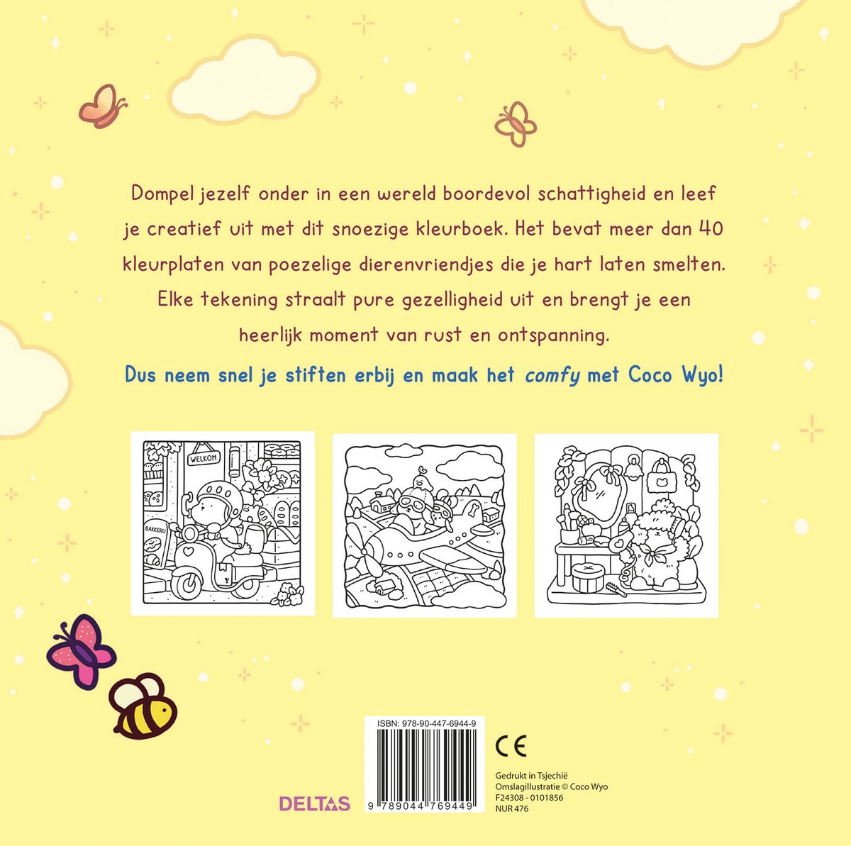 Cozy Cuties Cute & Comfy Kleurboek Coco Wyo
