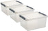 SUNWARE  Q-line Box 36L - set à 3 transparant