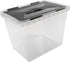 SUNWARE  Onyx opbergbox 25L - transparant antraciet