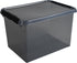 SUNWARE  Comfort Line opbergbox 22L - transparant grijs/ zwart