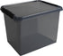 SUNWARE  Comfort Line opbergbox 52L - transparant grijs/ zwart