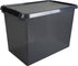 SUNWARE  Comfort Line opbergbox 72L - transparant grijs/ zwart
