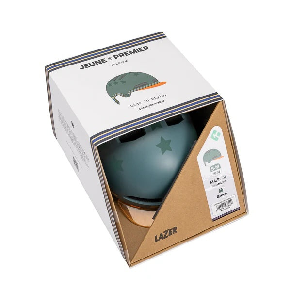 JEUNE PREMIER x Lazer Fietshelm - groen
